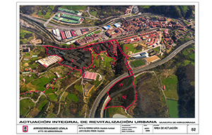 3 4 2-03 Actuacion Integral de Revitalizacion Urbana en Arrigorriaga Plan Izartu 2004 Foto aérea thumb